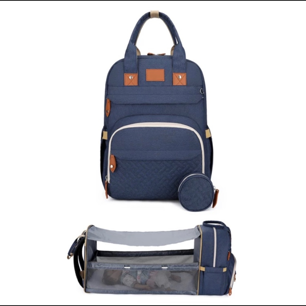 Portable changing and diaper backpack - Picture 5 of 15